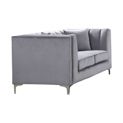 PARSON ΚΑΝΑΠΕΣ 2ΘΕΣΙΟΣ ΎΦΑΣΜΑ ΑΝ.ΓΚΡΙ VELURE 159x87x83cm
