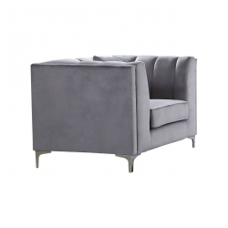 PARSON ΠΟΛΥΘΡΟΝΑ ΎΦΑΣΜΑ ΑΝ.ΓΚΡΙ VELURE 103x87x83cm