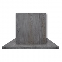 RESIN Επιφάνεια Τραπεζιού, Απόχρωση Cement, Εσωτερικού Χώρου  80x80cm/30mm
