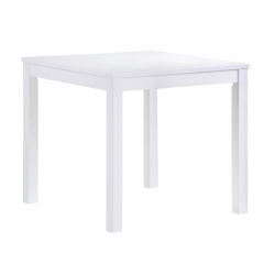 NATURALE Τραπέζι Άσπρο Mdf  80x80x74cm