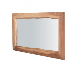 NATAL Καθρέπτης Ξύλο Ακακία Φυσικό  140x4x80cm