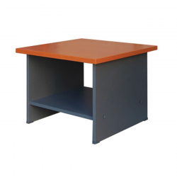 Τραπεζάκι Επισκέπτη Απόχρωση Dark Grey - Cherry  60x60x45cm