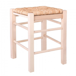 ΤΑΒΕΡΝΑΣ Σκαμπό Βοηθητικό, Οξιά Εμποτισμός Φυσικό, Κάθισμα Ψάθα  35x35x50cm ΤΑΒΕΡΝΑΣ Σκαμπό Βοηθητικό, Οξιά Εμποτισμός Φυσικό, Κάθισμα Ψάθα  35x35x50cm