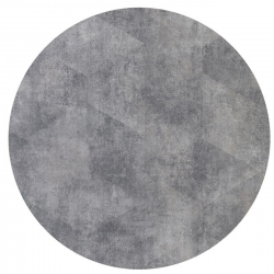 HPL (High Pressure Laminated) Επιφάνεια Τραπεζιού Απόχρωση Cement, Εξωτερικού χώρου  Φ70cm/12mm