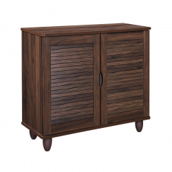 Παπουτσοθήκη 2 Πόρτες Απόχρωση Καρυδί  77x33x70cm