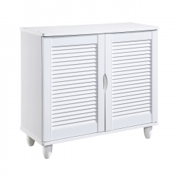 Παπουτσοθήκη 2 Πόρτες Απόχρωση Άσπρο  77x33x70cm