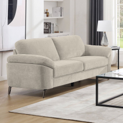 KATRINA Καναπές 3θ - Σαλονιού - Καθιστικού, Ύφασμα Μπεζ, K/D  212x87x89cm