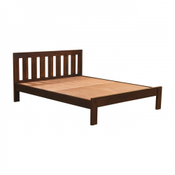 SOHO Κρεβάτι Διπλό, για Στρώμα 160x200cm, Sheesham Καρυδί  164x205x90cm