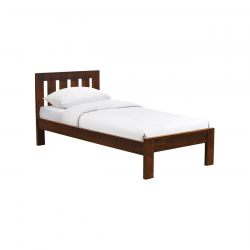 SOHO Κρεβάτι Μονό, για Στρώμα 90x200cm, Sheesham Καρυδί  94x205x90cm