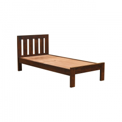 SOHO Κρεβάτι Μονό, για Στρώμα 90x200cm, Sheesham Καρυδί  94x205x90cm