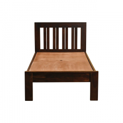 SOHO Κρεβάτι Μονό, για Στρώμα 90x200cm, Sheesham Καρυδί  94x205x90cm