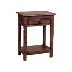 DORP Κομοδίνο Ξύλο Sheesham Καρυδί  40x30x60cm