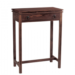 CONSOLE Κονσόλα 1 Συρτάρι Ξύλο Sheesham Καρυδί  60x34x80cm