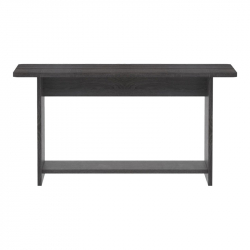 Τραπέζι Kumba pakoworld σε ανθρακί-wenge απόχρωση 80x40x42εκ