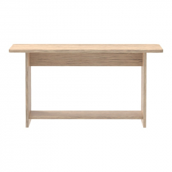 Τραπέζι Kumba pakoworld σε oak απόχρωση 80x40x42εκ