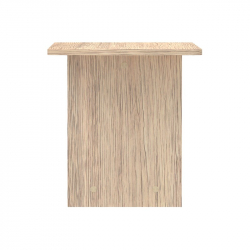 Τραπέζι Kumba pakoworld σε oak απόχρωση 80x40x42εκ