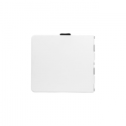 BLOW-R Τραπέζι Συνεδρίου - Catering Πτυσσόμενο (Βαλίτσα), Μέταλλο Βαφή Γκρι, HDPE Άσπρο  152x70x74cm