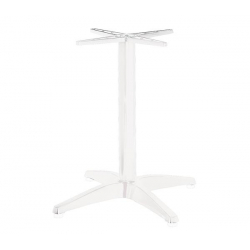 FACTORY Βάση Τραπεζιού Αλουμίνιο Απόχρωση Άσπρο (2,30kg)  66x66cm H.69cm