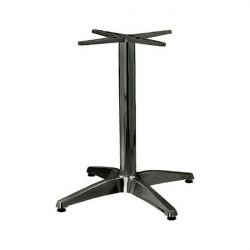 FACTORY Βάση Τραπεζιού Αλουμίνιο Απόχρωση Ανθρακί (2,30kg)  66x66cm H.69cm