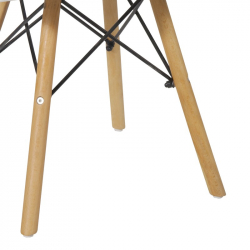 Τραπέζι Natali παιδικό pakoworld MDF λευκό και ξύλο οξιάς σε φυσική απόχρωση 60x60x51εκ Τραπέζι Natali παιδικό pakoworld MDF λευκό και ξύλο οξιάς σε φυσική απόχρωση 60x60x51εκ