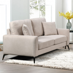 TIPO Kαναπές 2Θέσιος Σαλονιού- Καθιστικού, Ύφασμα Μπεζ  166x88x92cm