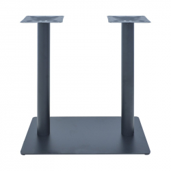 Βάση τραπεζιού Givosa pakoworld μεταλλική σε μαύρη απόχρωση 70x40x108εκ