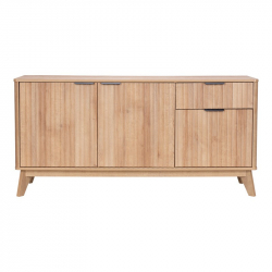 Μπουφές Hamea pakoworld mdf σε φυσική απόχρωση 150x39,5x73εκ