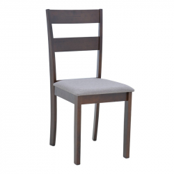 Καρέκλα Dallan  pakoworld σε καρυδί απόχρωση 40x47.5x89εκ