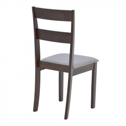 Καρέκλα Dallan  pakoworld σε καρυδί απόχρωση 40x47.5x89εκ