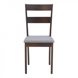 Καρέκλα Dallan  pakoworld σε καρυδί απόχρωση 40x47.5x89εκ