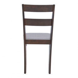 Καρέκλα Dallan  pakoworld σε καρυδί απόχρωση 40x47.5x89εκ