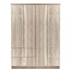 Ντουλάπα ArteLibre HOYA WAX Φυσικό Μοριοσανίδα 119x42x181cm