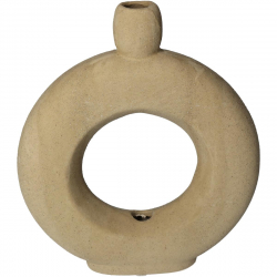 Βάζο ArteLibre Καφέ Κεραμικό 20x4.5x23cm