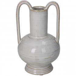 Βάζο ArteLibre Μπεζ Κεραμικό 10.9x10.9x17.9cm