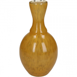 Βάζο ArteLibre Ώχρα Γυαλί 12x12x23cm