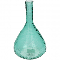 Βάζο ArteLibre Πετρόλ Ανακυκλωμένο Γυαλί 15.2x15.2x25.4cm