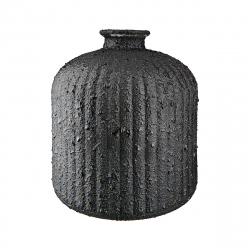 Βάζο ArteLibre Μαύρο Κεραμικό Φ16x18cm