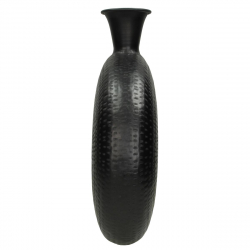Βάζο ArteLibre Μαύρο Μέταλλο 34x12x41cm