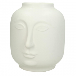 Βάζο ArteLibre Λευκό Κεραμικό 17.6x16x18.6cm