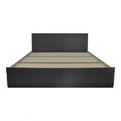 Κρεβάτι Olympus pakoworld με συρτάρι σε wenge απόχρωση 100x200εκ