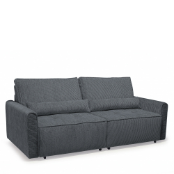 Καναπές Κρεβάτι Τριθέσιος ArteLibre SHELBY Γκρι 215x110x90cm Καναπές Κρεβάτι Τριθέσιος ArteLibre SHELBY Γκρι 215x110x90cm