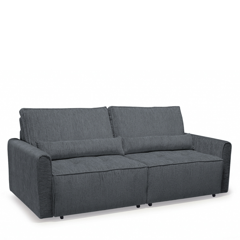 Καναπές Κρεβάτι Τριθέσιος ArteLibre SHELBY Γκρι 215x110x90cm Καναπές Κρεβάτι Τριθέσιος ArteLibre SHELBY Γκρι 215x110x90cm