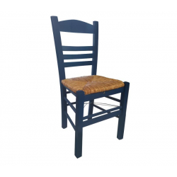 ΣΙΦΝΟΣ Καρέκλα Οξιά Βαφή Εμποτισμού Ανιλίνη Μπλε, Κάθισμα Ψάθα  41x45x88cm ΣΙΦΝΟΣ Καρέκλα Οξιά Βαφή Εμποτισμού Ανιλίνη Μπλε, Κάθισμα Ψάθα  41x45x88cm