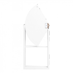 Τραπέζι Talen pakoworld σε λευκή απόχρωση Φ80x74εκ