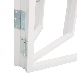 Τραπέζι Talen pakoworld σε λευκή απόχρωση Φ80x74εκ