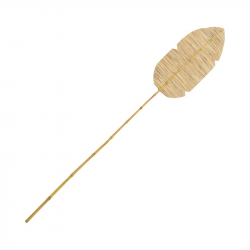 Διακοσμητικό φυτό Bantou Inart banana leaf σε φυσική απόχρωση Υ200εκ