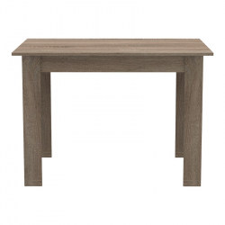 Τραπεζαρία Manka-Bella pakoworld σετ 5τεμ σε sonoma truffle απόχρωση 110x80x70εκ