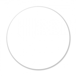 HPL Φ69 ΕΠΙΦΑΝΕΙΑ WHITE 12mm Φ69εκ.