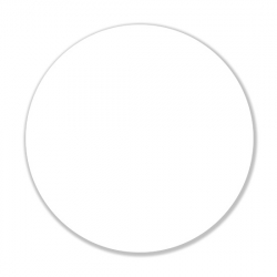 HPL Φ69 ΕΠΙΦΑΝΕΙΑ WHITE 12mm Φ69εκ.