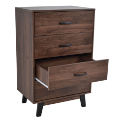 ΣΥΡΤΑΡΙΕΡΑ ΞΥΛΙΝΗ ΜΕ 4 ΣΥΡΤΑΡΙΑ ΣΕ ΚΑΡΥΔΙ ΧΡΩΜΑ 60x40x93εκ. ANKOR